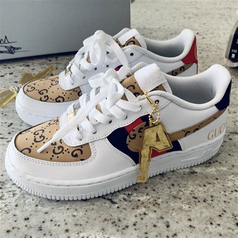 cheap gucci nike air force ones|Nike Air Force 1 GUCCI drop 2 .